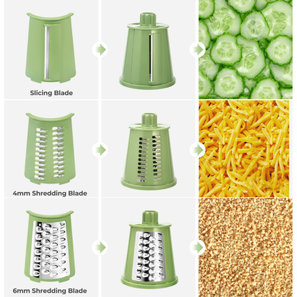 5-Blade Rotary Cheese Grater