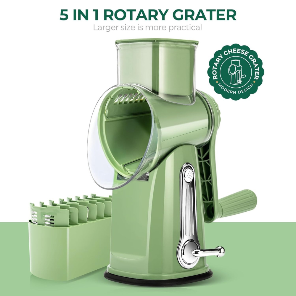 5-Blade Rotary Cheese Grater