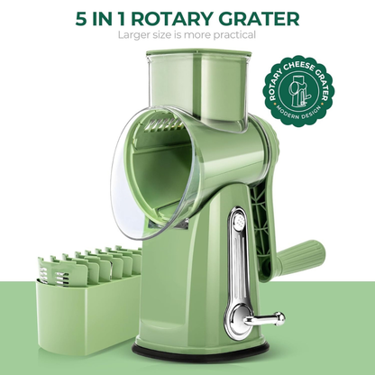 5-Blade Rotary Cheese Grater